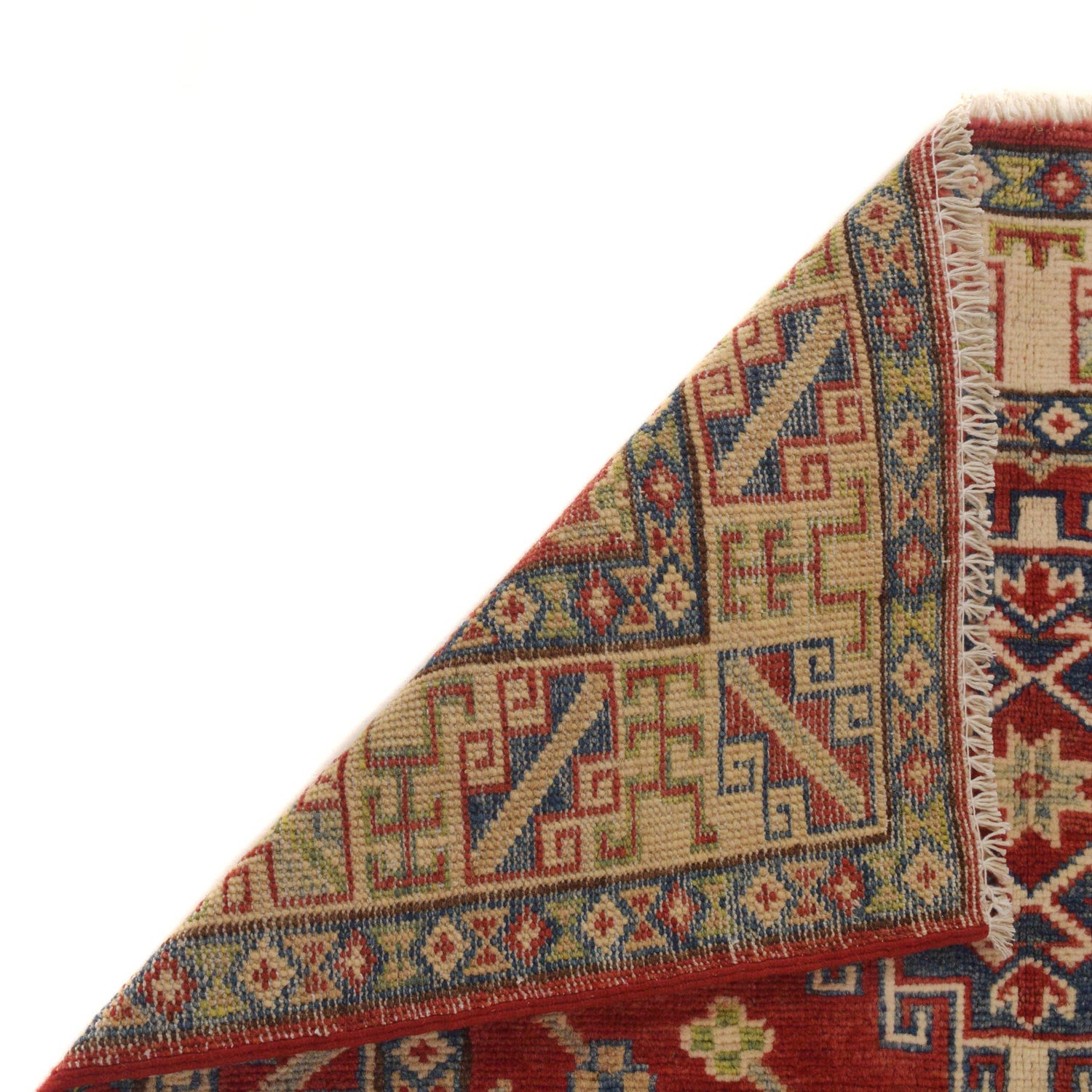 Hand Knotted Kazak Oriental Rug 3' 2" x 4' 9" ft / 97 x 145 cm - No. B34686