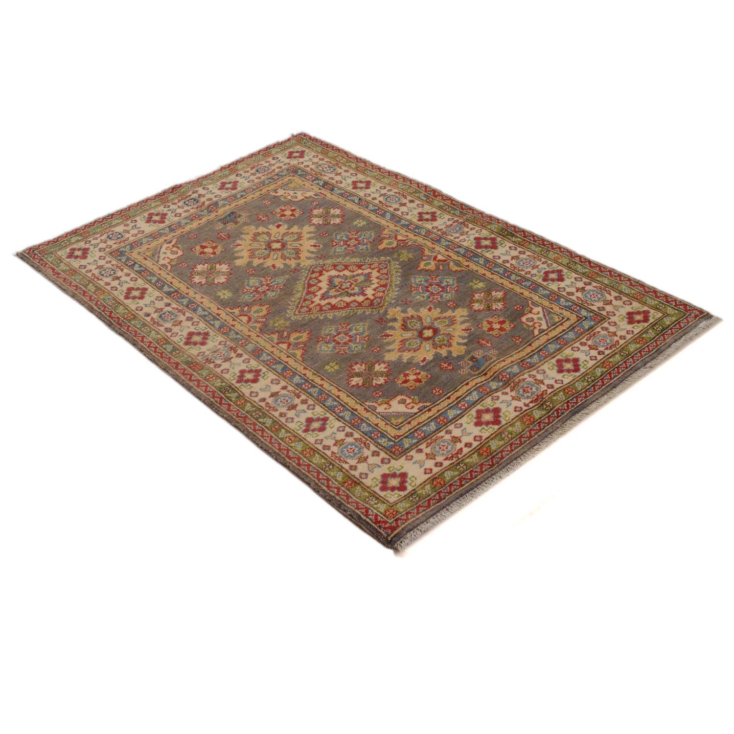 Oriental Kazak Rug 3' 3" x 4' 9" ft / 100 x 146 cm - No. B34688