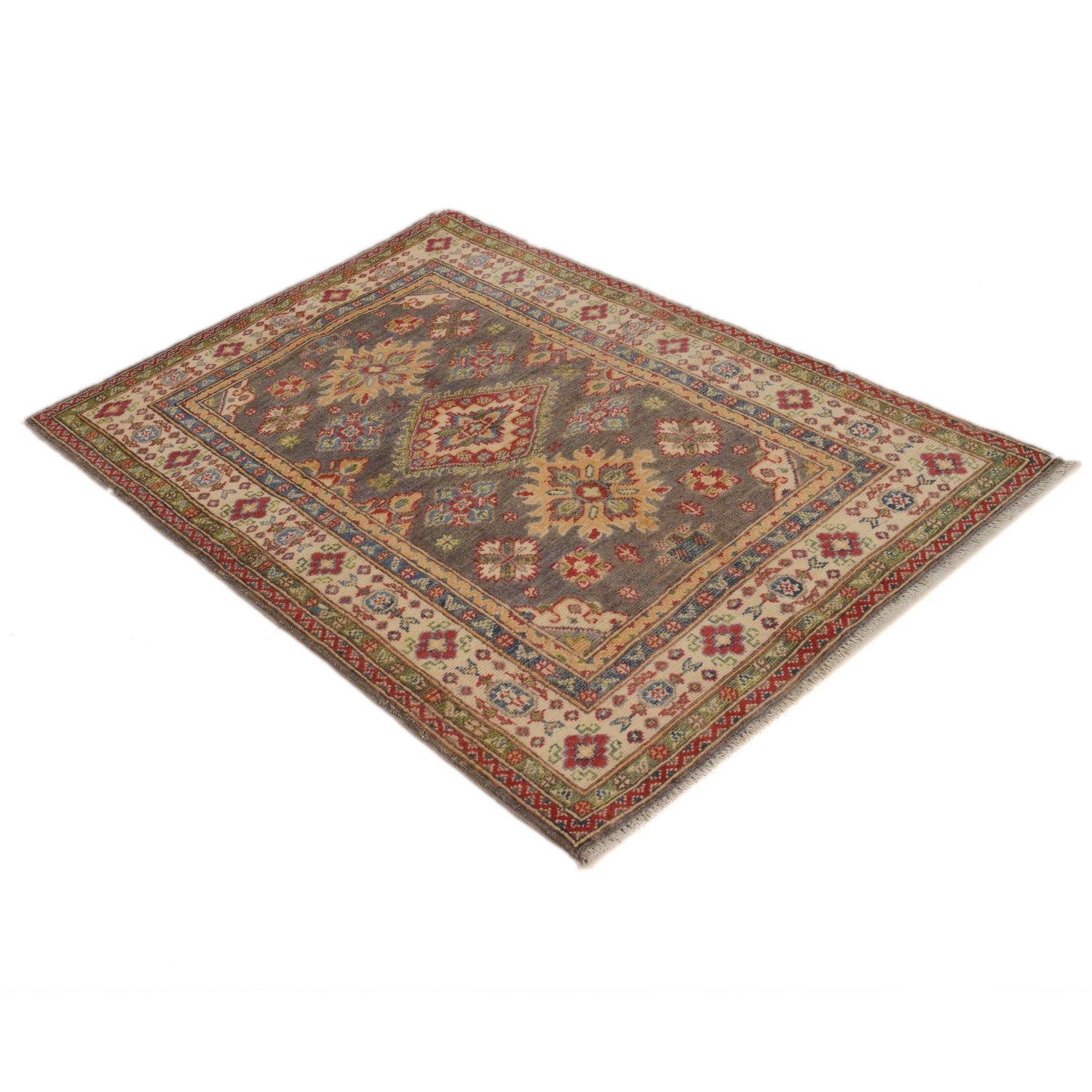 Oriental Kazak Rug 3' 3" x 4' 9" ft / 100 x 146 cm - No. B34688