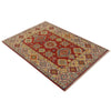 Hand knotted Kazak Carpet 3' 5" x 5' 0" ft / 104 x 152 cm - No. B34689