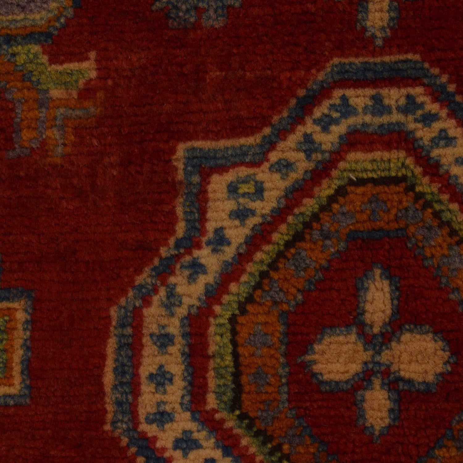 Hand knotted Kazak Carpet 3' 5" x 5' 0" ft / 104 x 152 cm - No. B34689