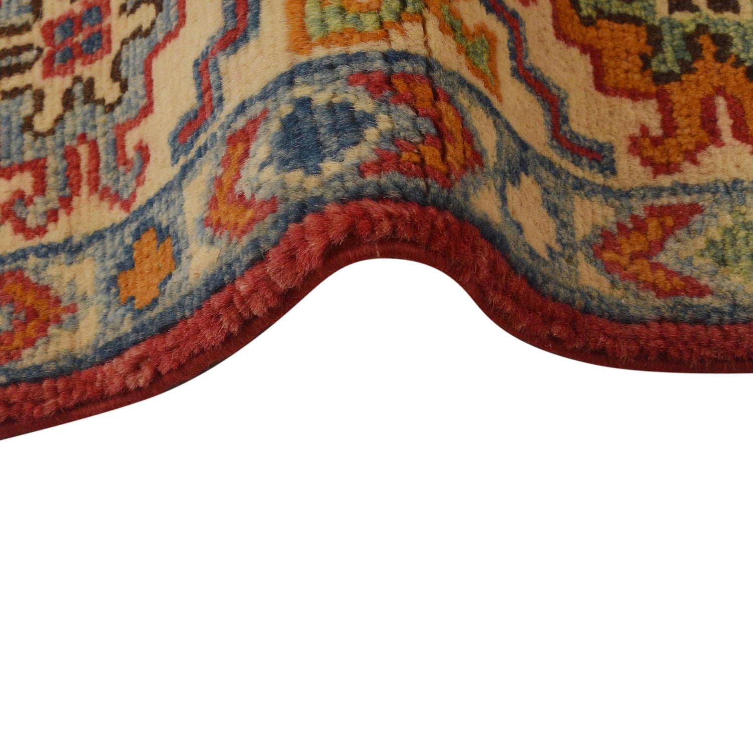 Hand knotted Kazak Carpet 3' 5" x 5' 0" ft / 104 x 152 cm - No. B34689