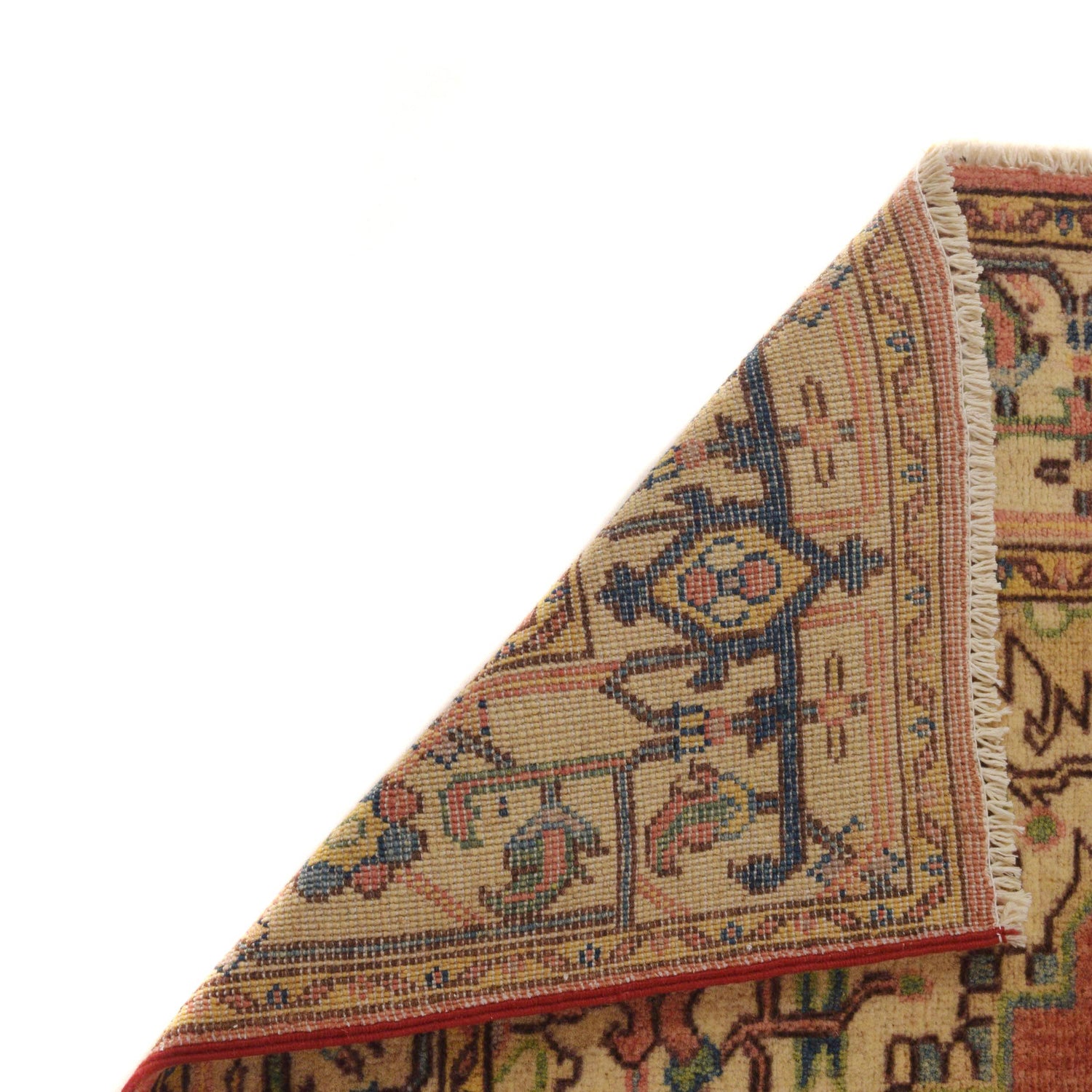 Handmade Persian Design Heriz Carpet 3' 10" x 6' 1" ft / 117 x 186 cm - No. B34690