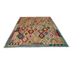 Hand Made Afghan Kilim 6' 0" x 8' 0" ft / 184 x 243 cm - No. B34691