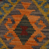 Hand Made Afghan Kilim 5' 11" x 7' 9" ft / 180 x 237 cm - No. B34693