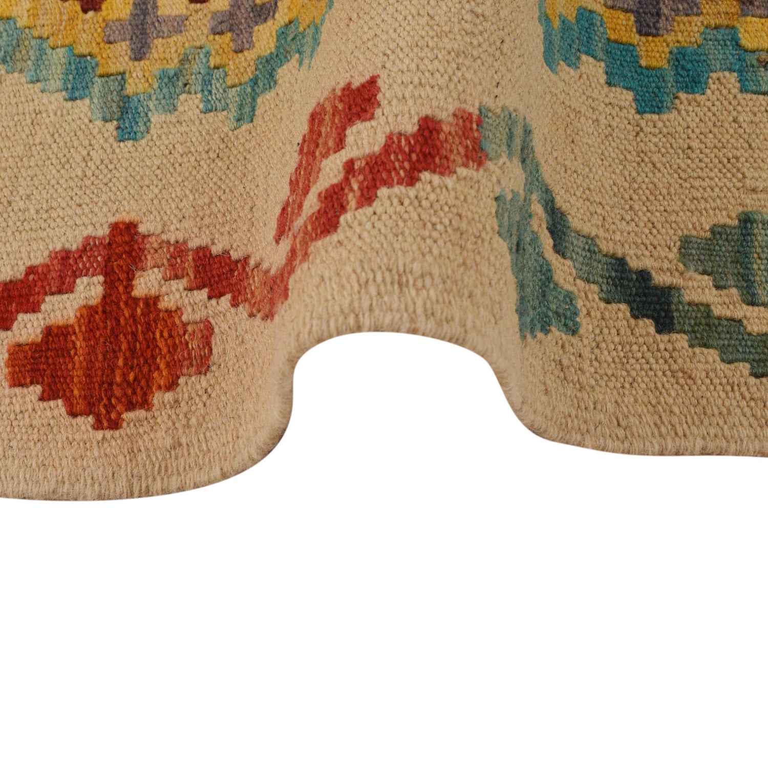 Handmade Vegetable Kilim 3' 6" x 5' 0" ft / 106 x 153 cm - No. B34697