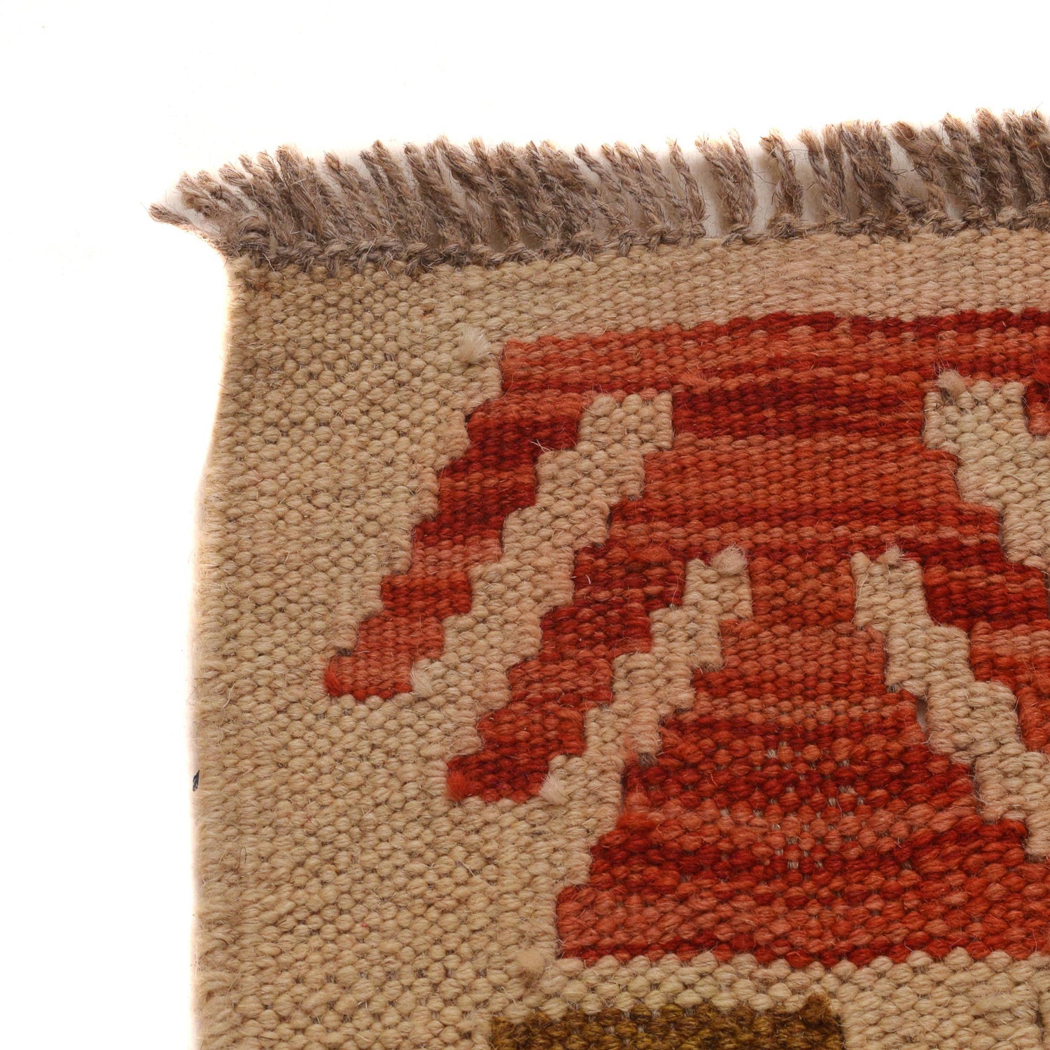 Handmade Vegetable Kilim 4' 2" x 5' 10" ft / 126 x 179 cm - No. B34699