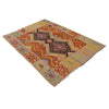 Handmade Vegetable Kelim 4' 2" x 5' 9" ft / 127 x 175 cm - No. B34700