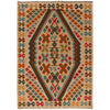 Handmade Turkish Design Wool Kilim 4' 2" x 6' 0" ft / 128 x 182 cm - No. B34701