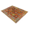 Small Size Chobi Kilim 4' 2" x 5' 7" ft / 128 x 170 cm - No. B34702