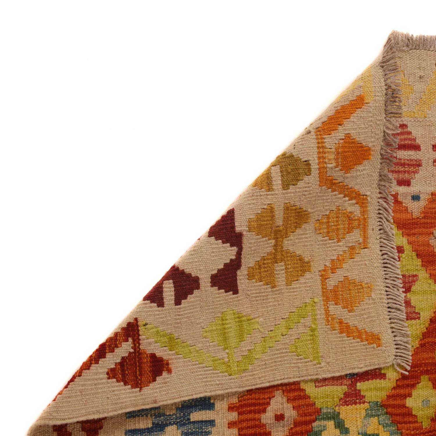 Small Size Chobi Kilim 4' 2" x 5' 7" ft / 128 x 170 cm - No. B34702