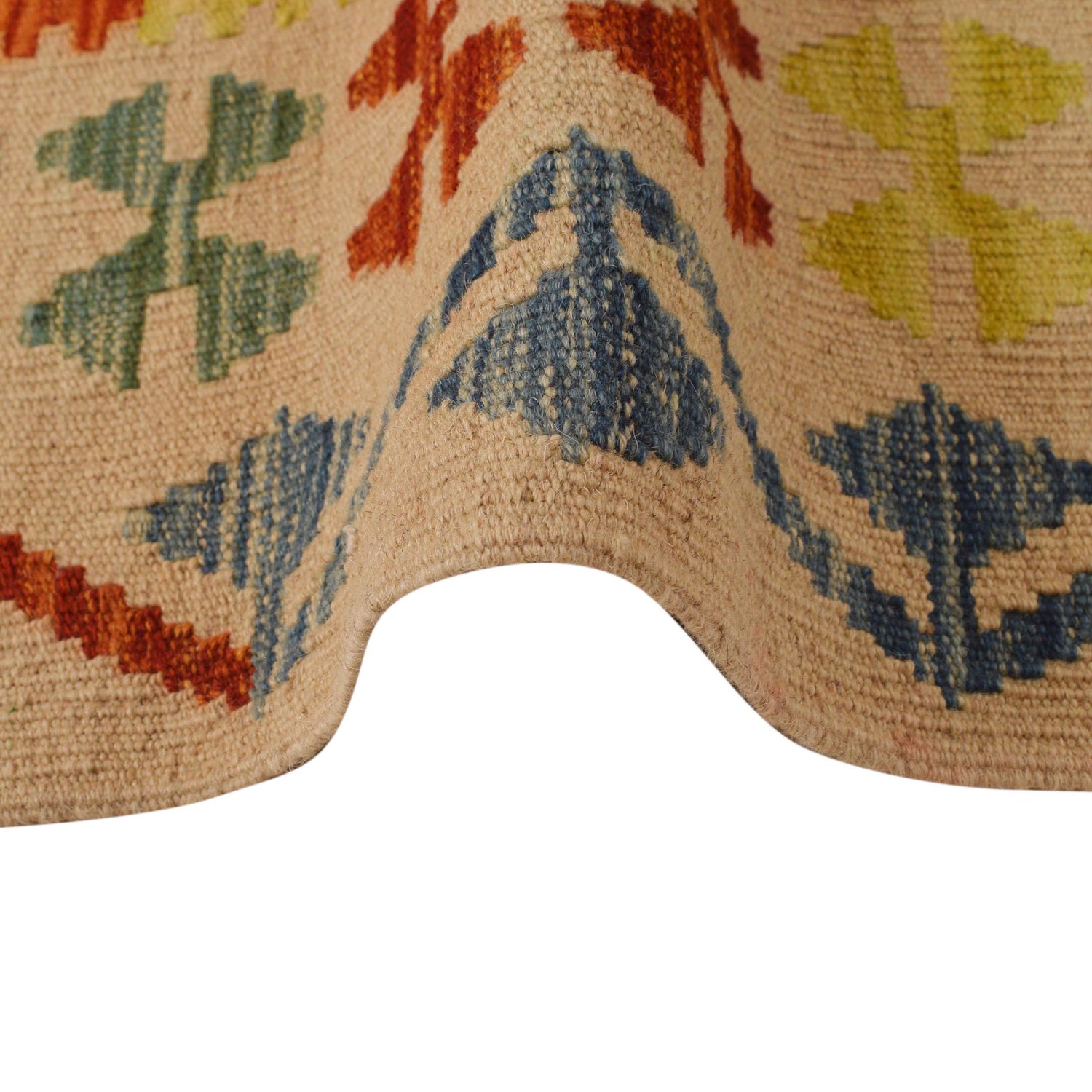 Small Size Chobi Kilim 4' 2" x 5' 7" ft / 128 x 170 cm - No. B34702