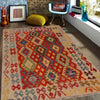 Small Size Chobi Kilim 4' 2" x 5' 7" ft / 128 x 170 cm - No. B34702