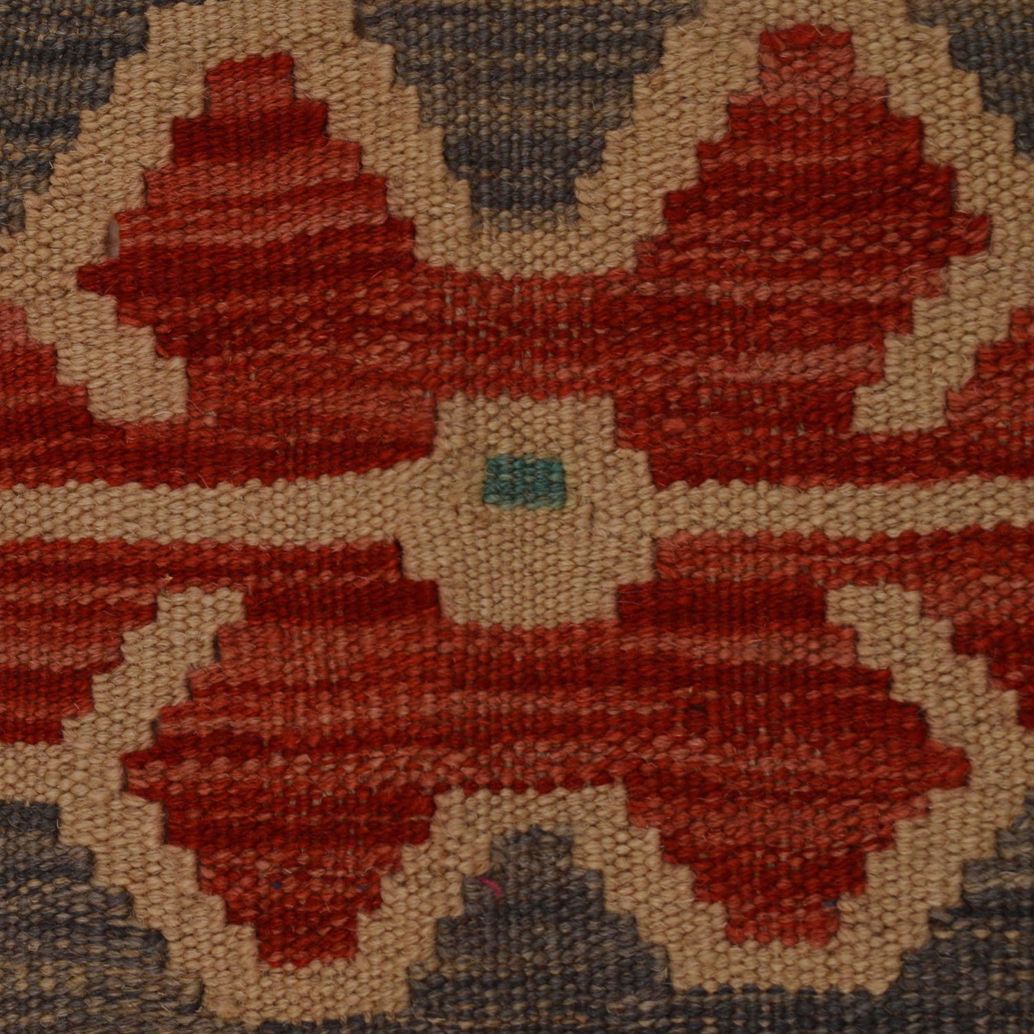 Hand Knotted Flatweave Kilim 4' 3" x 5' 9" ft / 129 x 174 cm - No. B34705