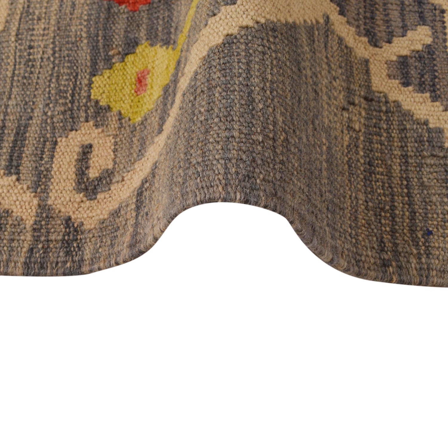 Hand Knotted Flatweave Kilim 4' 3" x 5' 9" ft / 129 x 174 cm - No. B34705