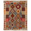 Handmade Vegetable Kilim 5' 1" x 6' 5" ft / 155 x 195 cm - No. B34715