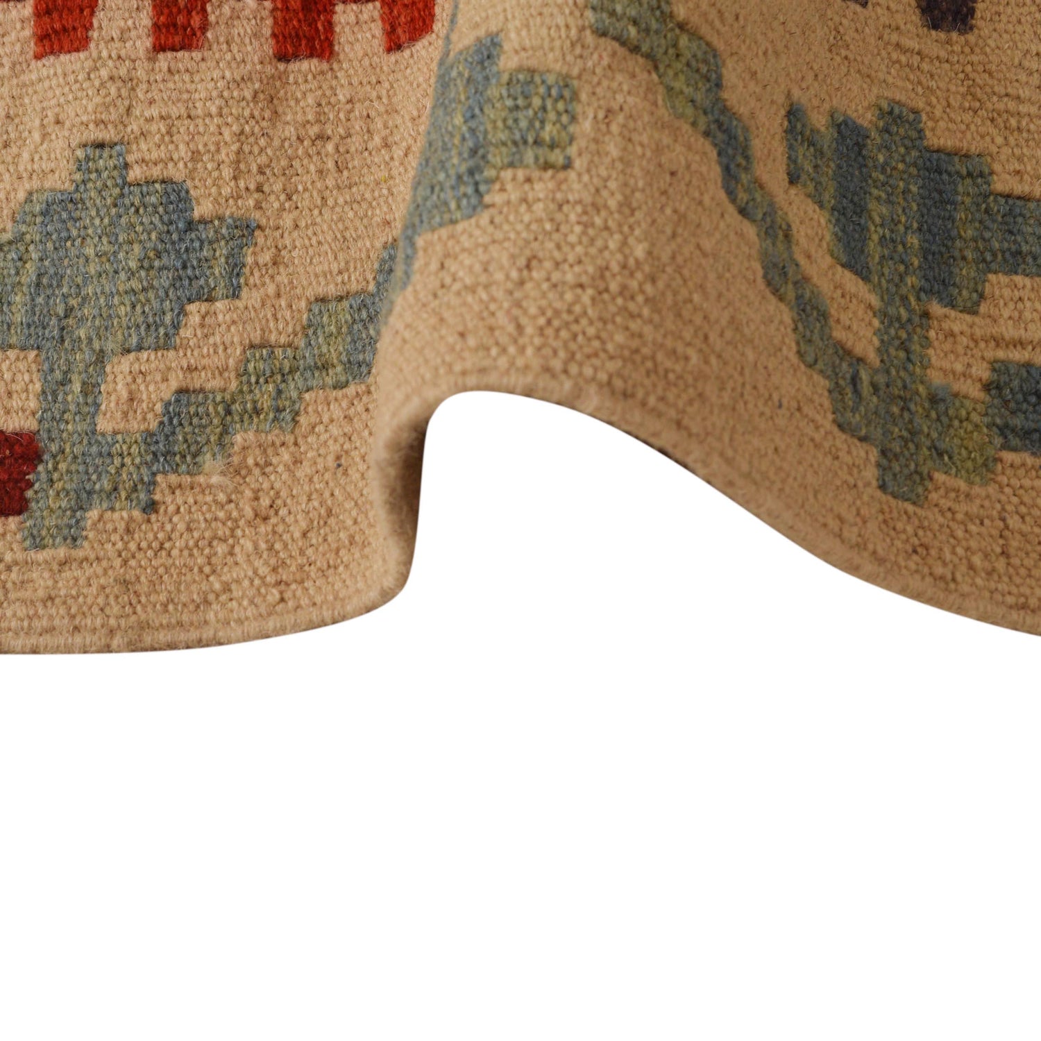 Handmade Vegetable Kilim 5' 1" x 6' 5" ft / 155 x 195 cm - No. B34715