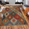 Handmade Turkish Design Wool Kilim 5' 1" x 6' 5" ft / 156 x 196 cm - No. B34718