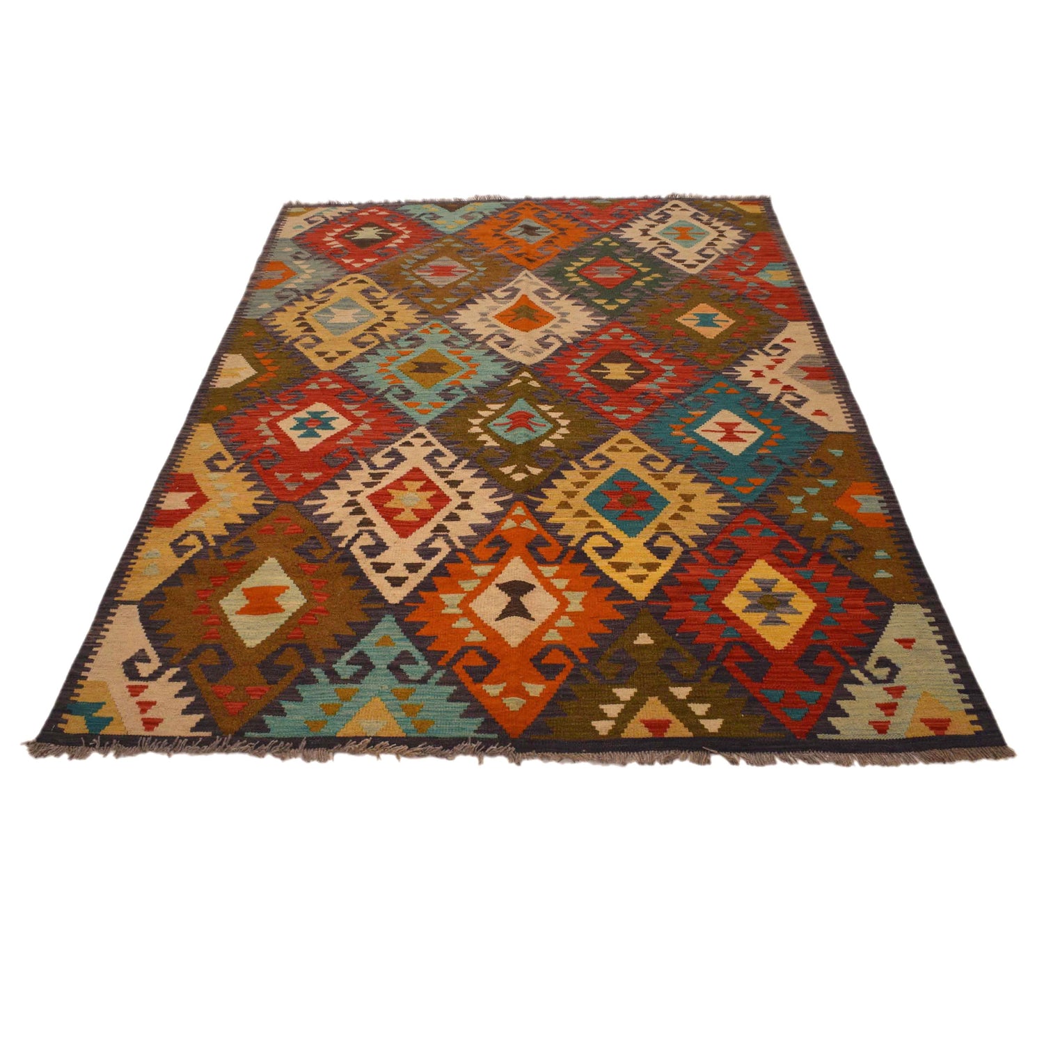 Medium Size Chobi Kilim 4' 11" x 6' 10" ft / 150 x 209 cm - No. B34719