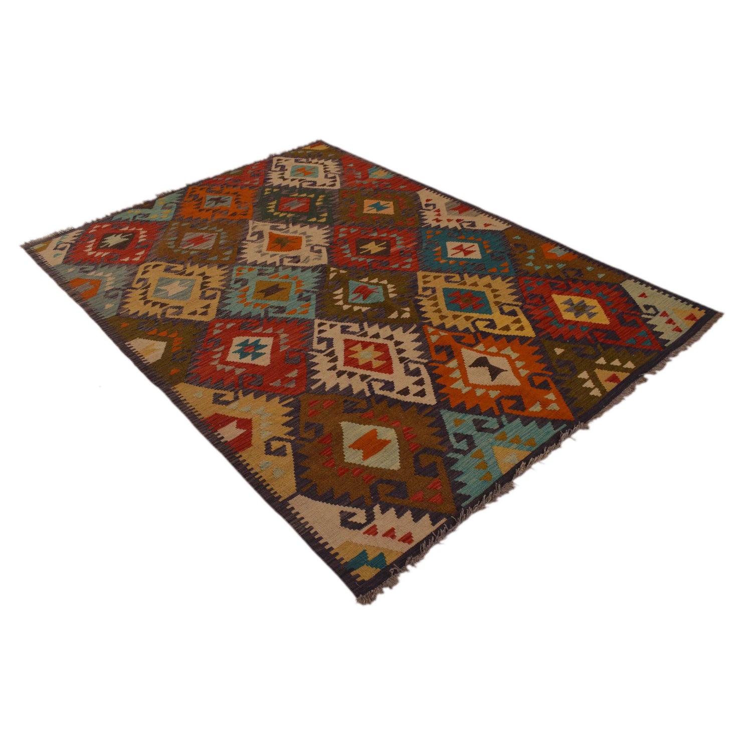 Medium Size Chobi Kilim 4' 11" x 6' 10" ft / 150 x 209 cm - No. B34719