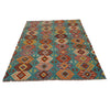 Hand Knotted Flatweave Kilim 4' 11" x 6' 7" ft / 150 x 200 cm - No. B34721