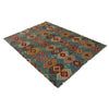 Hand Knotted Flatweave Kilim 4' 11" x 6' 7" ft / 150 x 200 cm - No. B34721