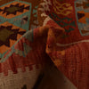 Handmade Afghan Vegetable Kilim 4' 11" x 6' 5" ft / 150 x 195 cm - No. B34722