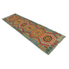 Hand Woven Wool Kelim Runner 2' 8" x 9' 6" ft / 81 x 290 cm - No. B34730