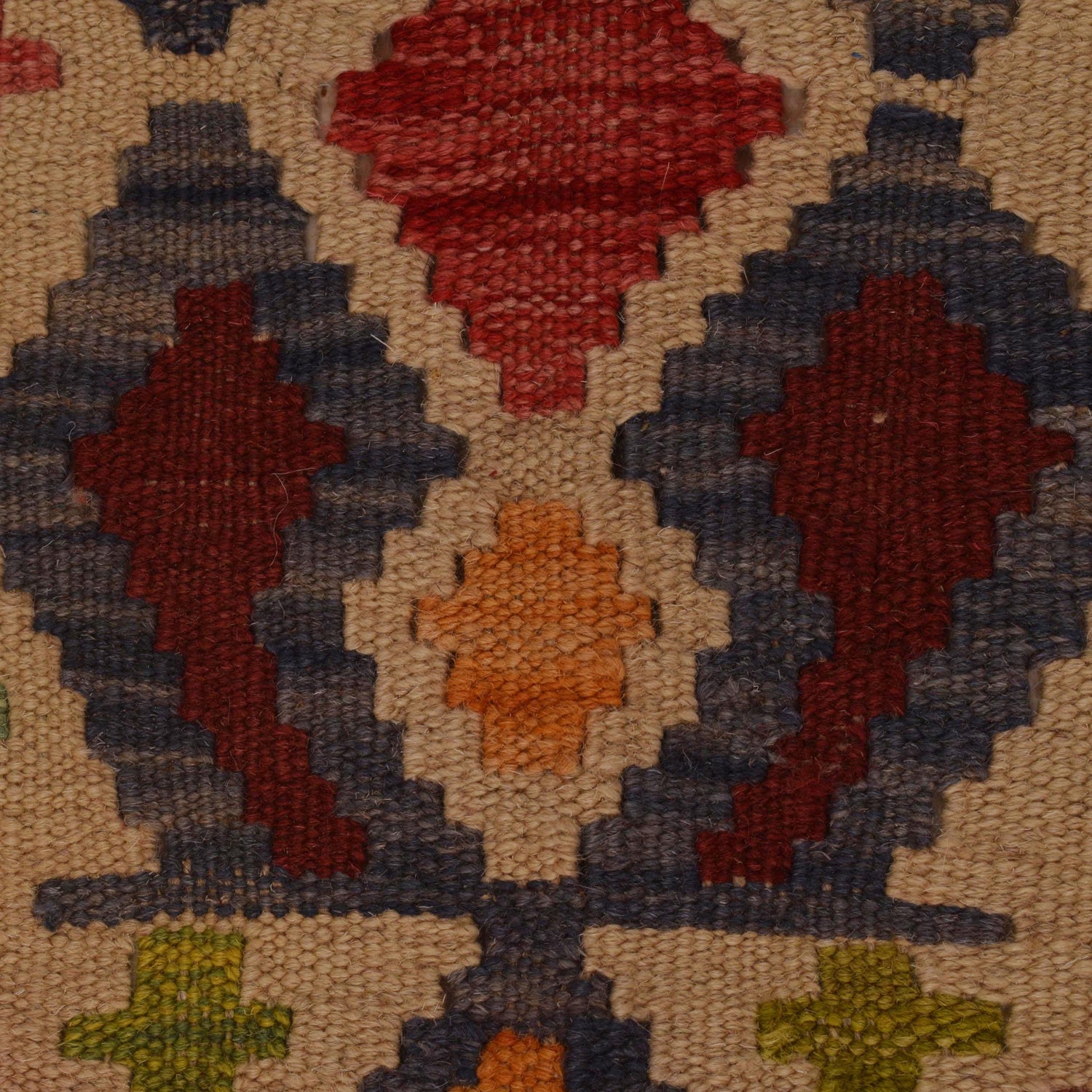 Handmade Vegetable Kelim 3' 5" x 5' 6" ft / 104 x 167 cm - No. B34741