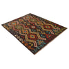 Handmade Vegetable Kilim 4' 6" x 5' 10" ft / 136 x 178 cm - No. B34746