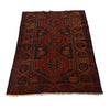 Traditional Baloch Rug 2' 6" x 4' 3" ft / 76 x 129 cm - No. B34876