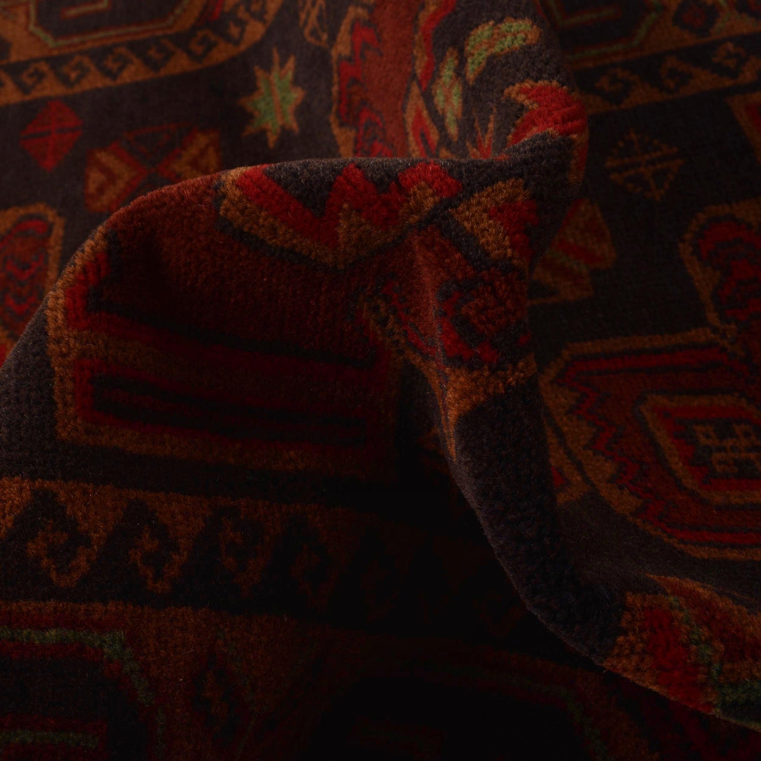 Traditional Baloch Rug 2' 6" x 4' 3" ft / 76 x 129 cm - No. B34876