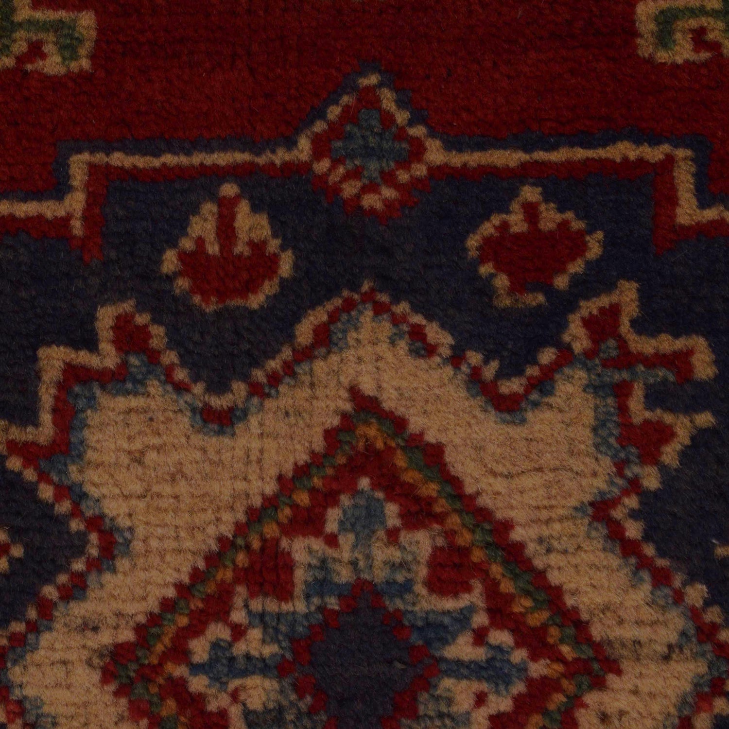 Hand Knotted Kazak Oriental Rug 2' 7" x 3' 9" ft / 78 x 114 cm - No. B35133