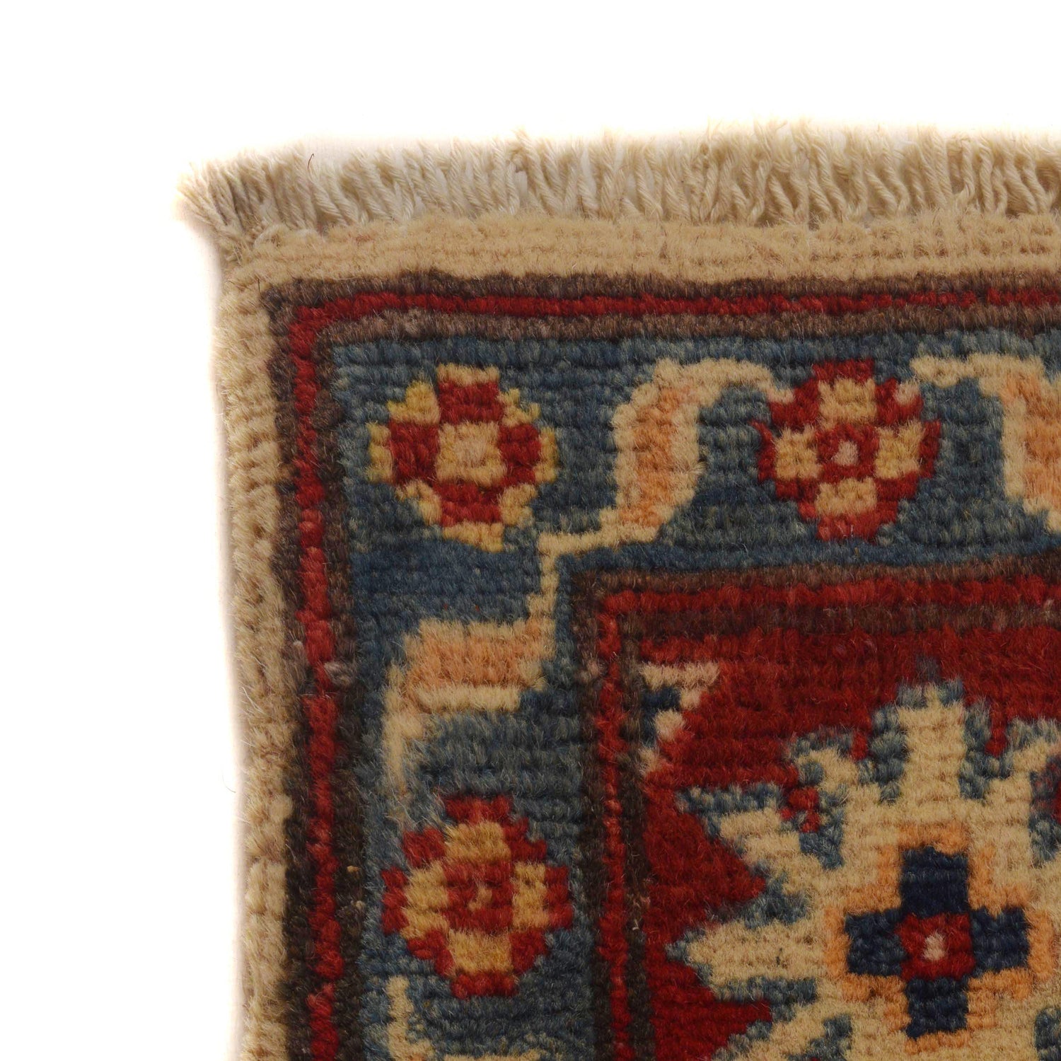 Beige Color Kazak Rug 2' 7" x 4' 0" ft / 78 x 123 cm - No. B35134