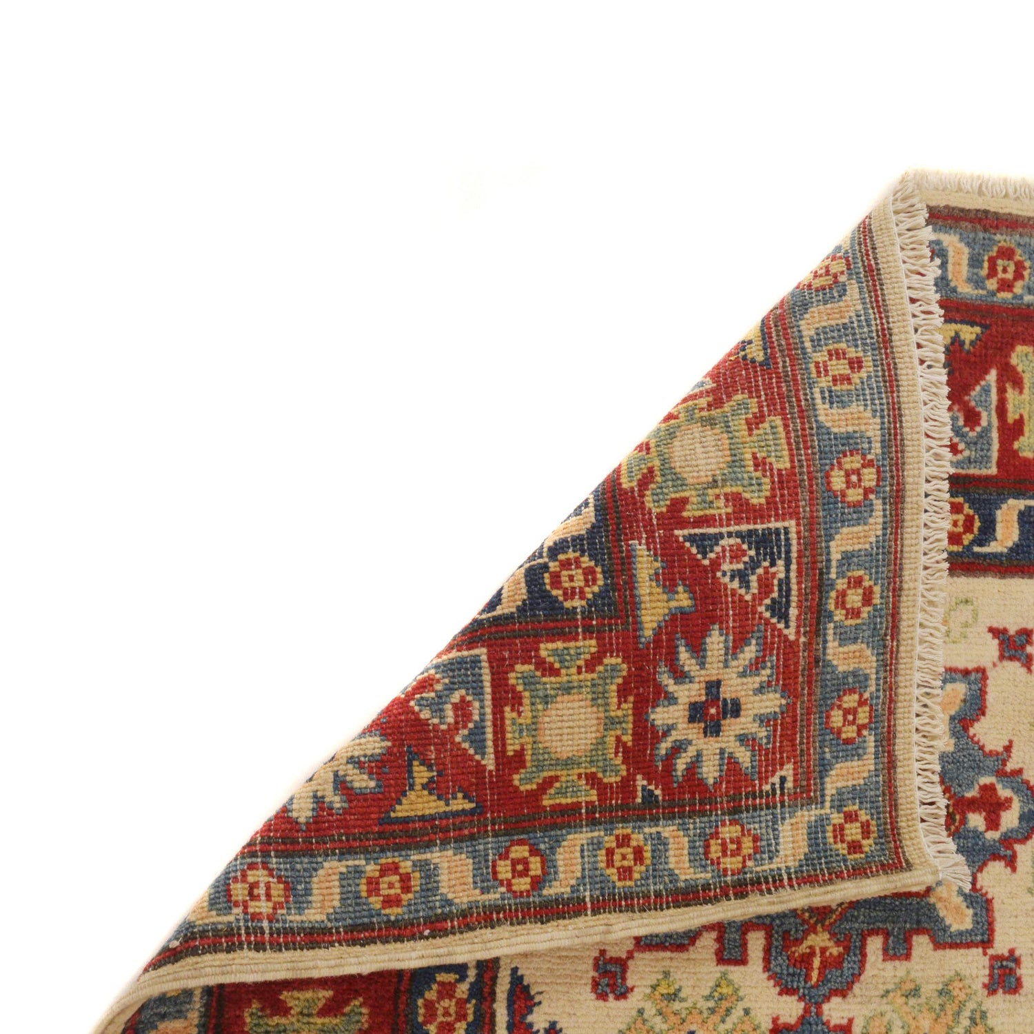Beige Color Kazak Rug 2' 7" x 4' 0" ft / 78 x 123 cm - No. B35134