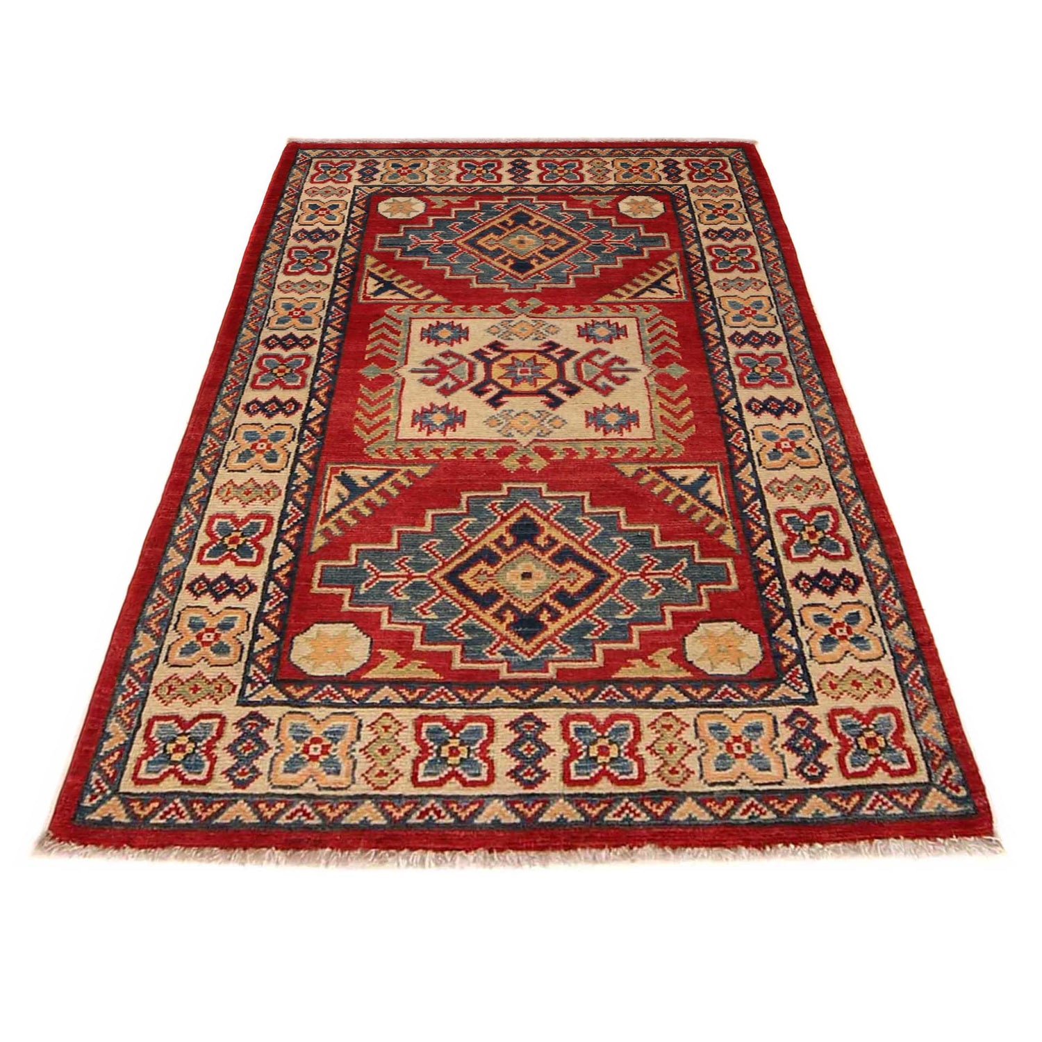 Hand knotted Kazak Rugs 2' 8" x 4' 2" ft / 81 x 126 cm - No. B35135