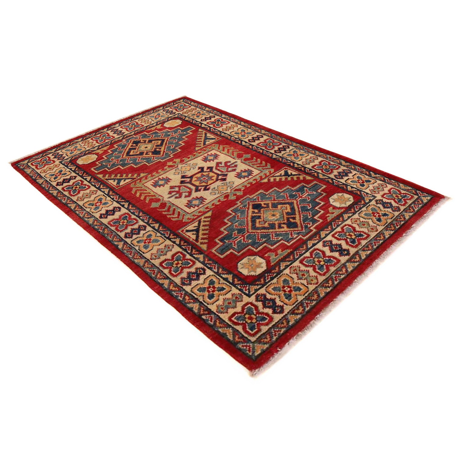 Hand knotted Kazak Rugs 2' 8" x 4' 2" ft / 81 x 126 cm - No. B35135
