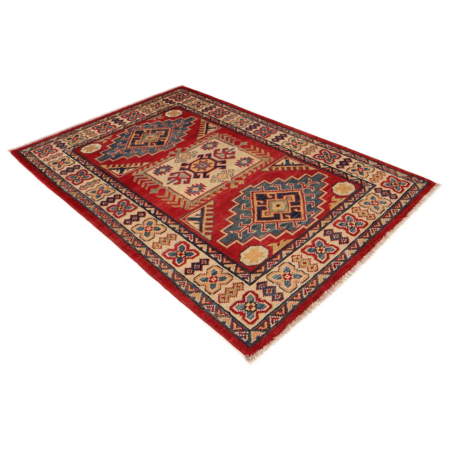 Hand knotted Kazak Rugs 2' 8" x 4' 2" ft / 81 x 126 cm - No. B35135