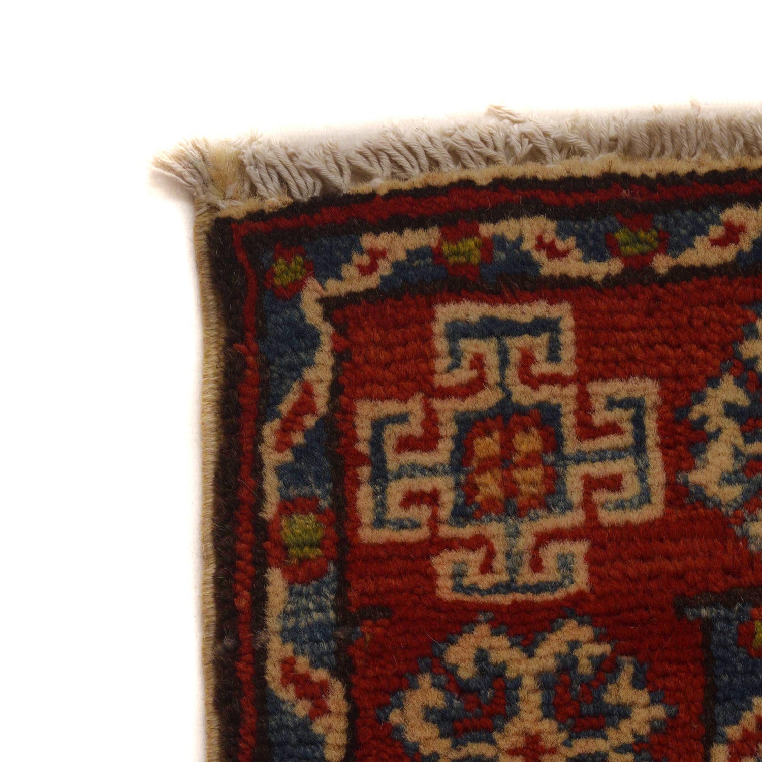 Handmade Kazak Area Rug 2' 7" x 3' 11" ft / 80 x 119 cm - No. B35138