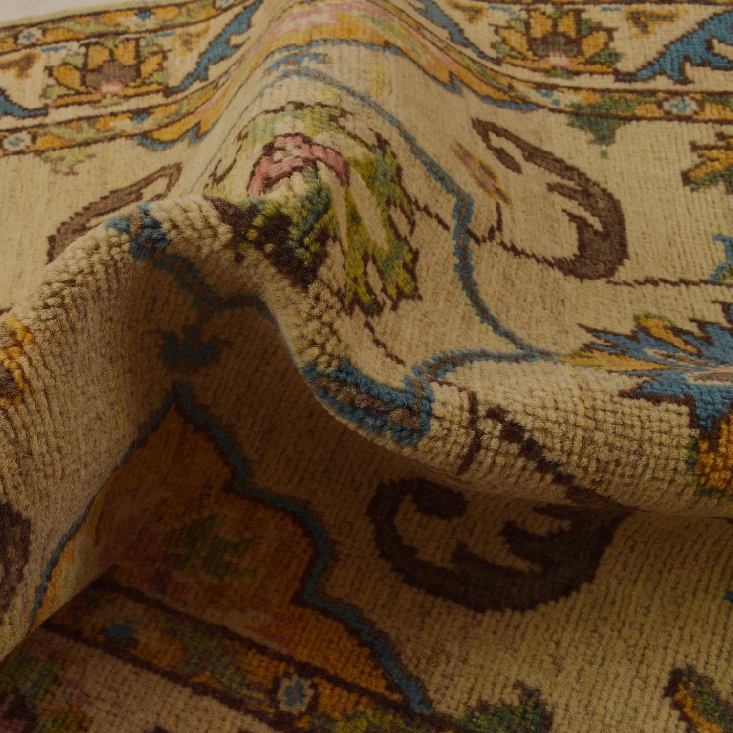 Beige Color Kazak Rug 2' 8" x 4' 2" ft / 82 x 127 cm - No. B35139