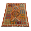 Hand Woven Wool Kelim 2' 7" x 3' 9" ft / 80 x 115 cm - No. B35141