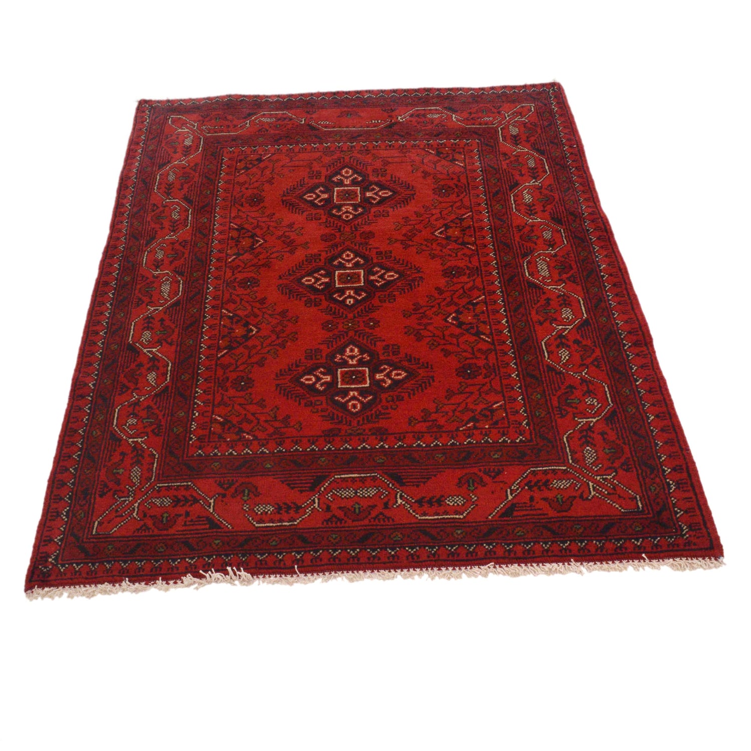 Handmade Khal Mohammadi Area Rug 3' 3" x 4' 9" ft / 100 x 145 cm - No. B35145