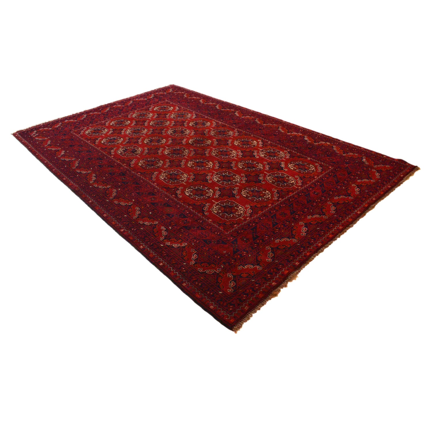Oriental Bukhara Area Rug 6' 4" x 9' 6" ft / 194 x 290 cm - No. B35168