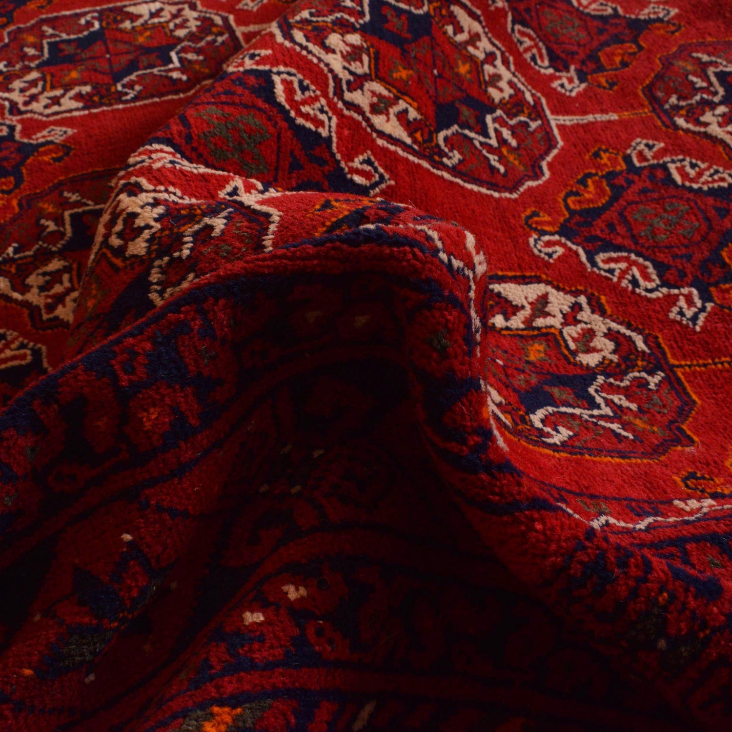 Oriental Bukhara Area Rug 6' 4" x 9' 6" ft / 194 x 290 cm - No. B35168