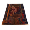 Handmade Picture Area Rug 2' 11" x 4' 10" ft / 90 x 147 cm - No. B35169