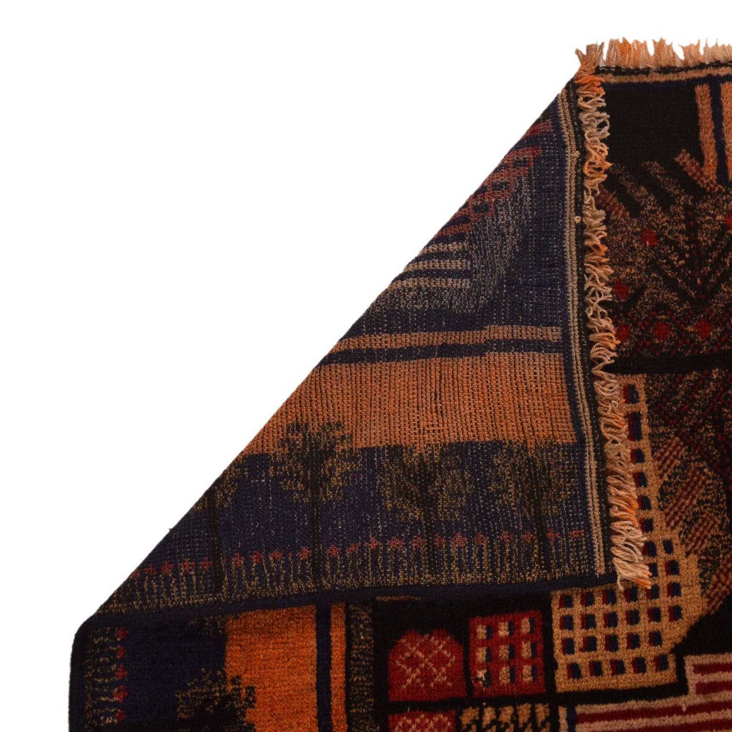 Handmade Picture Area Rug 2' 11" x 4' 10" ft / 90 x 147 cm - No. B35169