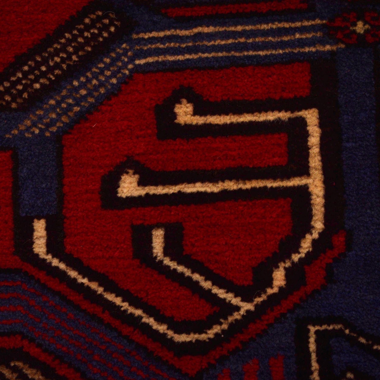 Traditional Baloch Rug 3' 2" x 4' 9" ft / 95 x 146 cm - No. B35177