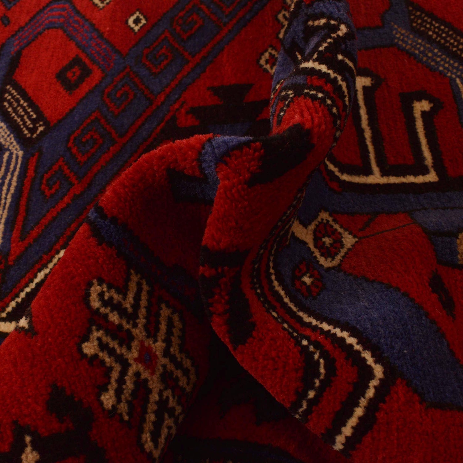 Traditional Baloch Rug 3' 2" x 4' 9" ft / 95 x 146 cm - No. B35177