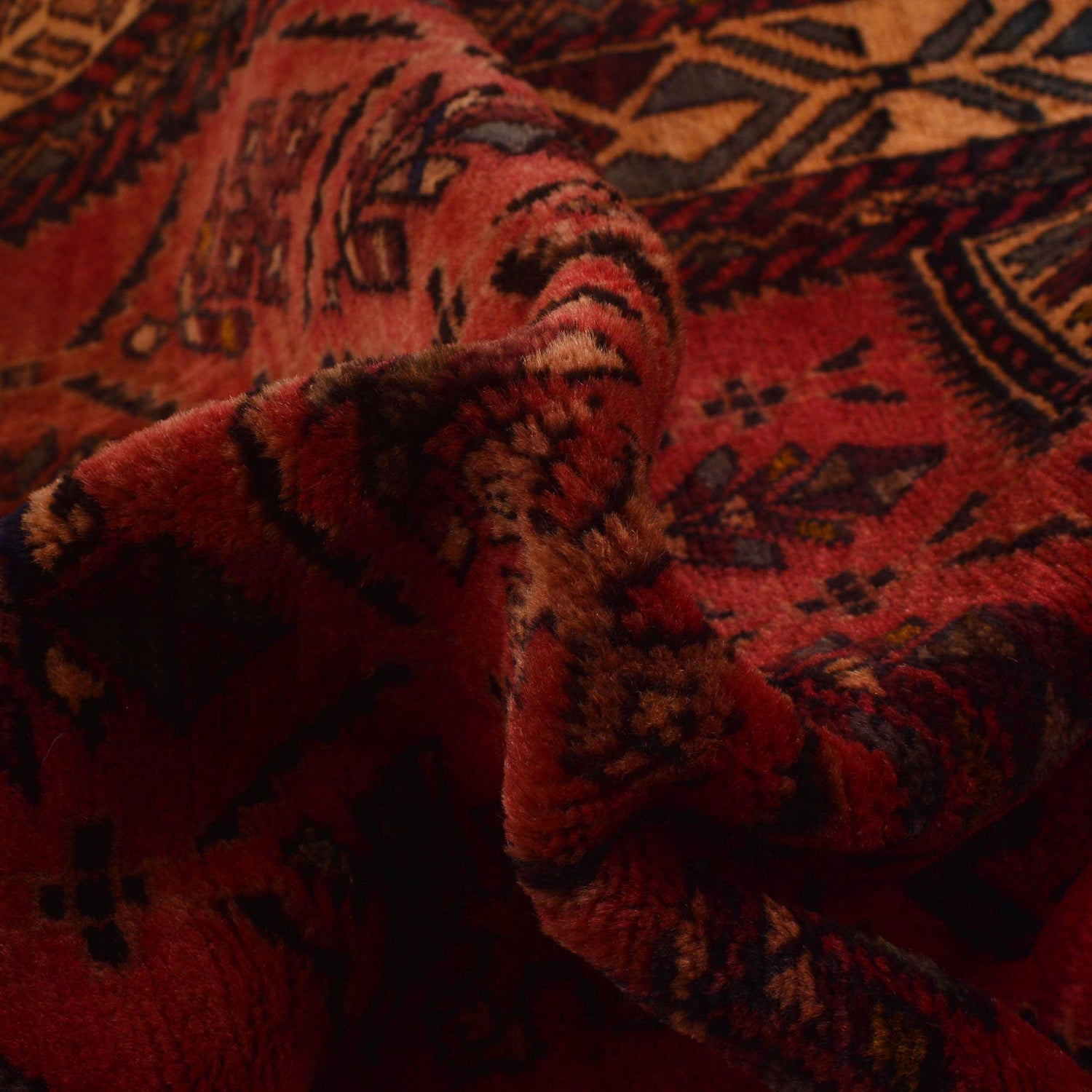 Islamic Prayer Carpet 2' 7" x 4' 1" ft / 80 x 124 cm - No. B35179