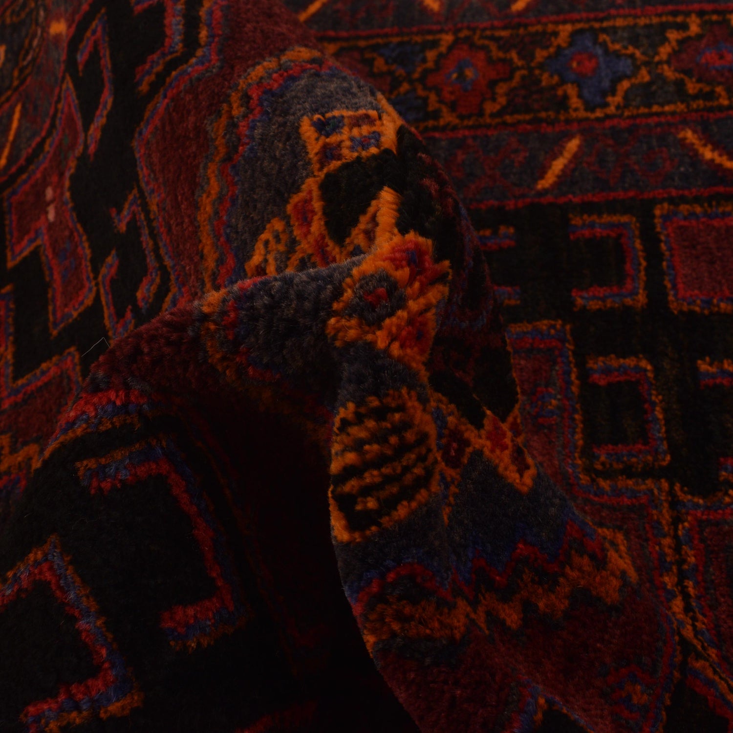 Traditional Baloch Rug 2' 8" x 4' 7" ft / 82 x 140 cm - No. B35180